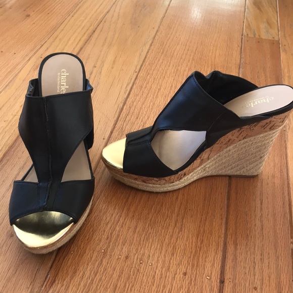 Charles David Shoes - Charles David leather wedges